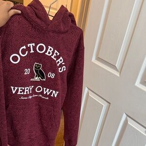 Authentic October's Very Own Maroon Hoodie